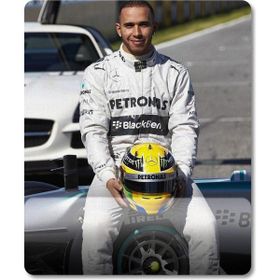 Pixxa Model -1 Lewis Hamilton Mercedes Formula 1 Bilek Destekli Mouse Pad