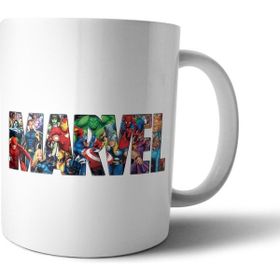 Pixxa Model 1 Marvel Comics Logo Kupa Bardak