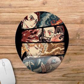 Pixxa Model 1 Oval Demon Slayer Bilek Destekli Mouse Pad