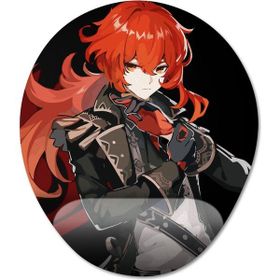 Pixxa Model -1 Oval Diluc-Genshin Impact Bilek Destekli Mouse Pad