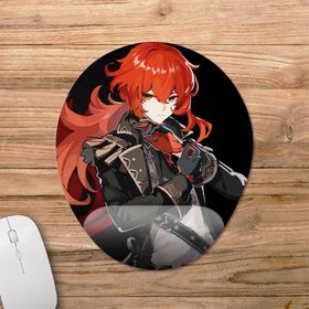 Pixxa Model -1 Oval Diluc-Genshin Impact Bilek Destekli Mouse Pad