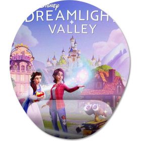 Pixxa Model -1 Oval Disney Dreamlight Valley Bilek Destekli Mouse Pad
