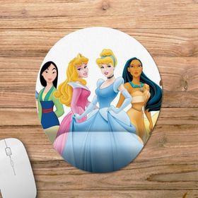 Pixxa Model 1 Oval Disney Prensesleri Bilek Destekli Mouse Pad