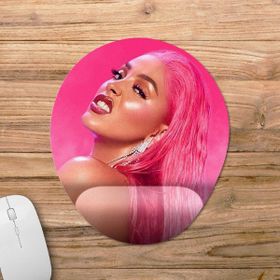 Pixxa Model -1 Oval Doja Cat Bilek Destekli Mouse Pad