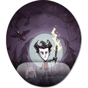 Pixxa Model -1 Oval Don't Starve Bilek Destekli Mouse Pad