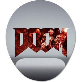 Pixxa Model -1 Oval Doom Bilek Destekli Mouse Pad