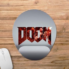 Pixxa Model -1 Oval Doom Bilek Destekli Mouse Pad
