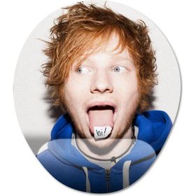 Pixxa Model -1 Oval Ed Sheeran Bilek Destekli Mouse Pad