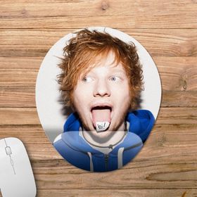 Pixxa Model -1 Oval Ed Sheeran Bilek Destekli Mouse Pad