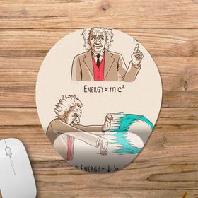 Pixxa Model 1 Oval Einstein Street Fighter Aduket Bilek Destekli Mouse Pad