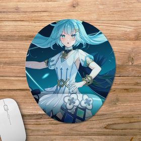 Pixxa Model -1 Oval Faruzan-Genshin Impact Bilek Destekli Mouse Pad