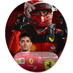 Pixxa Model -1 Oval Ferrari Charles Leclerc Bilek Destekli Mouse Pad