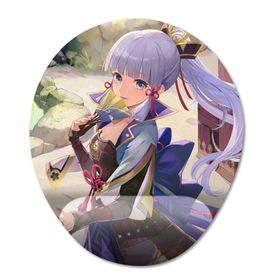 Pixxa Model -1 Oval Genshin Impact - Kamisato Ayaka Bilek Destekli Mouse Pad