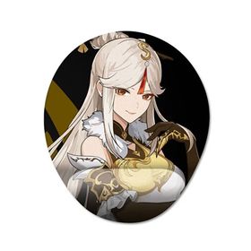 Pixxa Model -1 Oval Genshin Impact - Ningghuang Bilek Destekli Mouse Pad