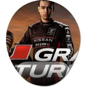 Pixxa Model - 1 Oval Gran Turismo - Film Bilek Destekli Mouse Pad