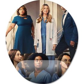 Pixxa Model - 1 Oval Grey's Anatomy Bilek Destekli Mouse Pad