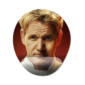 Pixxa Model -1 Oval Hell's Kitchen Gordon Ramsay Bilek Destekli Mouse Pad