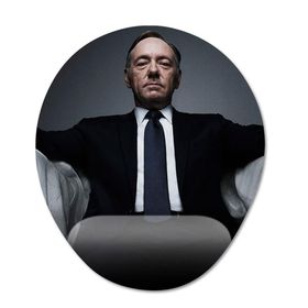Pixxa Model -1 Oval House Of Cards Bilek Destekli Mouse Pad
