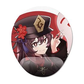 Pixxa Model -1 Oval Hu Tao Genshin Impact Bilek Destekli Mouse Pad