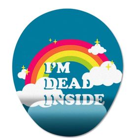 Pixxa Model 1 Oval I'm Dead Inside Bilek Destekli Mouse Pad