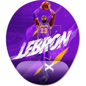 Pixxa Model -1 Oval Lebron James - La Lakers Bilek Destekli Mouse Pad