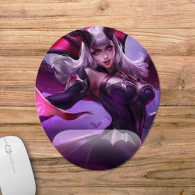Pixxa Model -1 Oval Mobile Legends Alice Bilek Destekli Mouse Pad