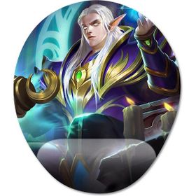 Pixxa Model -1 Oval Mobile Legends Estes Bilek Destekli Mouse Pad