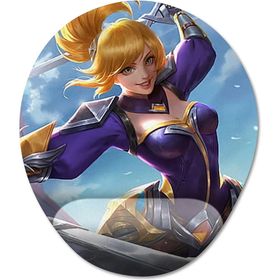 Pixxa Model -1 Oval Mobile Legends Fanny Bilek Destekli Mouse Pad