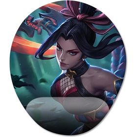 Pixxa Model -1 Oval Mobile Legends - Hanabi Bilek Destekli Mouse Pad