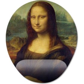 Pixxa Model 1 Oval Mona Lisa Bilek Destekli Mouse Pad