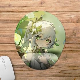 Pixxa Model -1 Oval Nahida - Genshin Impact Bilek Destekli Mouse Pad