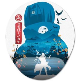 Pixxa Model 1 Oval Naruto - Itachi Bilek Destekli Mouse Pad