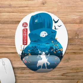 Pixxa Model 1 Oval Naruto - Itachi Bilek Destekli Mouse Pad