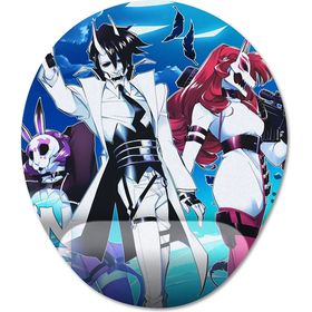 Pixxa Model -1 Oval Neon White Bilek Destekli Mouse Pad