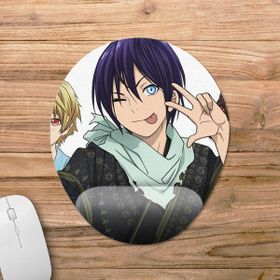 Pixxa Model -1 Oval Noragami Bilek Destekli Mouse Pad