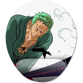 Pixxa Model -1 Oval One Piece - Roronoa Zoro Bilek Destekli Mouse Pad