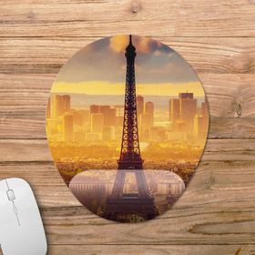 Pixxa Model -1 Oval Paris Gezgin Seyahat Bilek Destekli Mouse Pad
