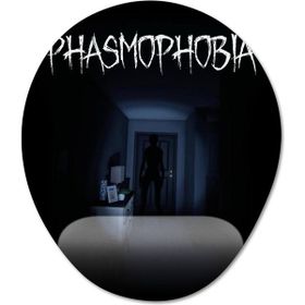 Pixxa Model -1 Oval Phasmophobia Bilek Destekli Mouse Pad