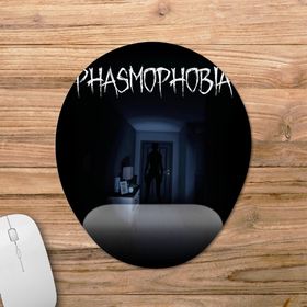 Pixxa Model -1 Oval Phasmophobia Bilek Destekli Mouse Pad