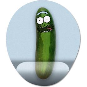 Pixxa Model 1 Oval Pickle Rick Bilek Destekli Mouse Pad
