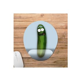 Pixxa Model 1 Oval Pickle Rick Bilek Destekli Mouse Pad