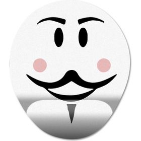 Pixxa Model 1 Oval Roblox Fawkes Face Bilek Destekli Mouse Pad