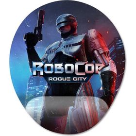 Pixxa Model -1 Oval Robocop Rogue City Bilek Destekli Mouse Pad