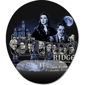 Pixxa Model 1 Oval The Addams Family Bilek Destekli Mouse Pad