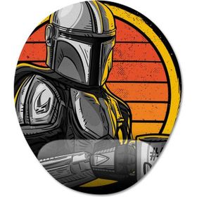 Pixxa Model 1 Oval the Mandalorian En Iyi Baba Star Wars Bilek Destekli Mouse Pad
