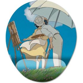 Pixxa Model 1 Oval The Wind Rises Rüzgar Yükseliyor Studio Ghibli Bilek Destekli Mouse Pad