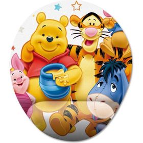 Pixxa Model 1 Oval Winnie the Pooh Bilek Destekli Mouse Pad