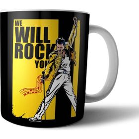 Pixxa Model 1 Queen We Will Rock You Freddie Mercury Kupa Bardak