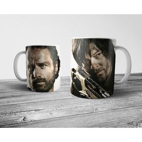 Pixxa Model 1 Rick Grimes Daryl Dixon Walking Dead Kupa Bardak