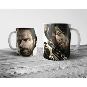 Pixxa Model 1 Rick Grimes Daryl Dixon Walking Dead Kupa Bardak